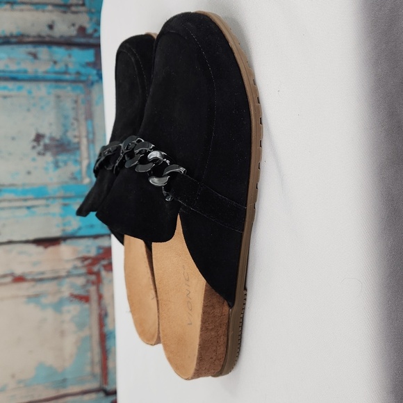 Vionic Georgie Black Suede Mule - Picture 3 of 6